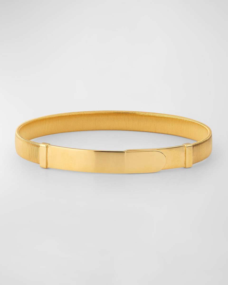 18K Yellow Gold Masai Coil Bangle
